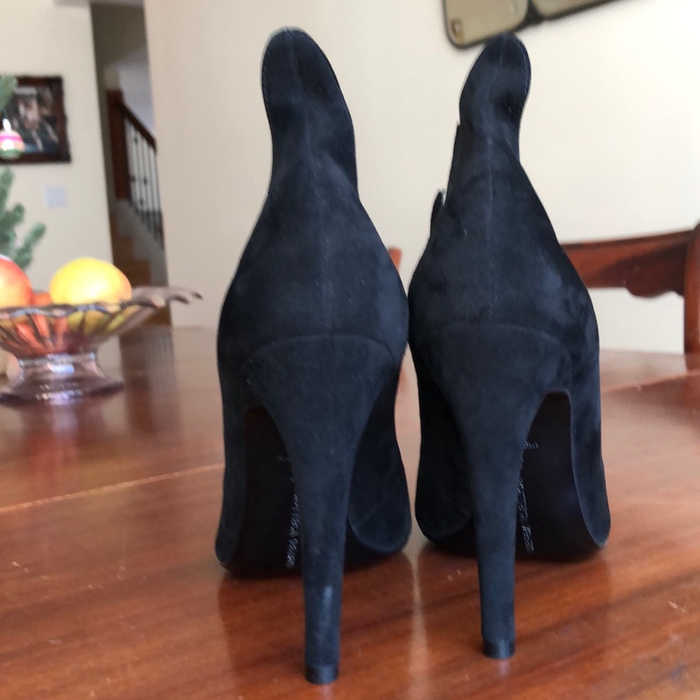 Bottega Veneta black suede flame runway heels - Picture 9 of 12